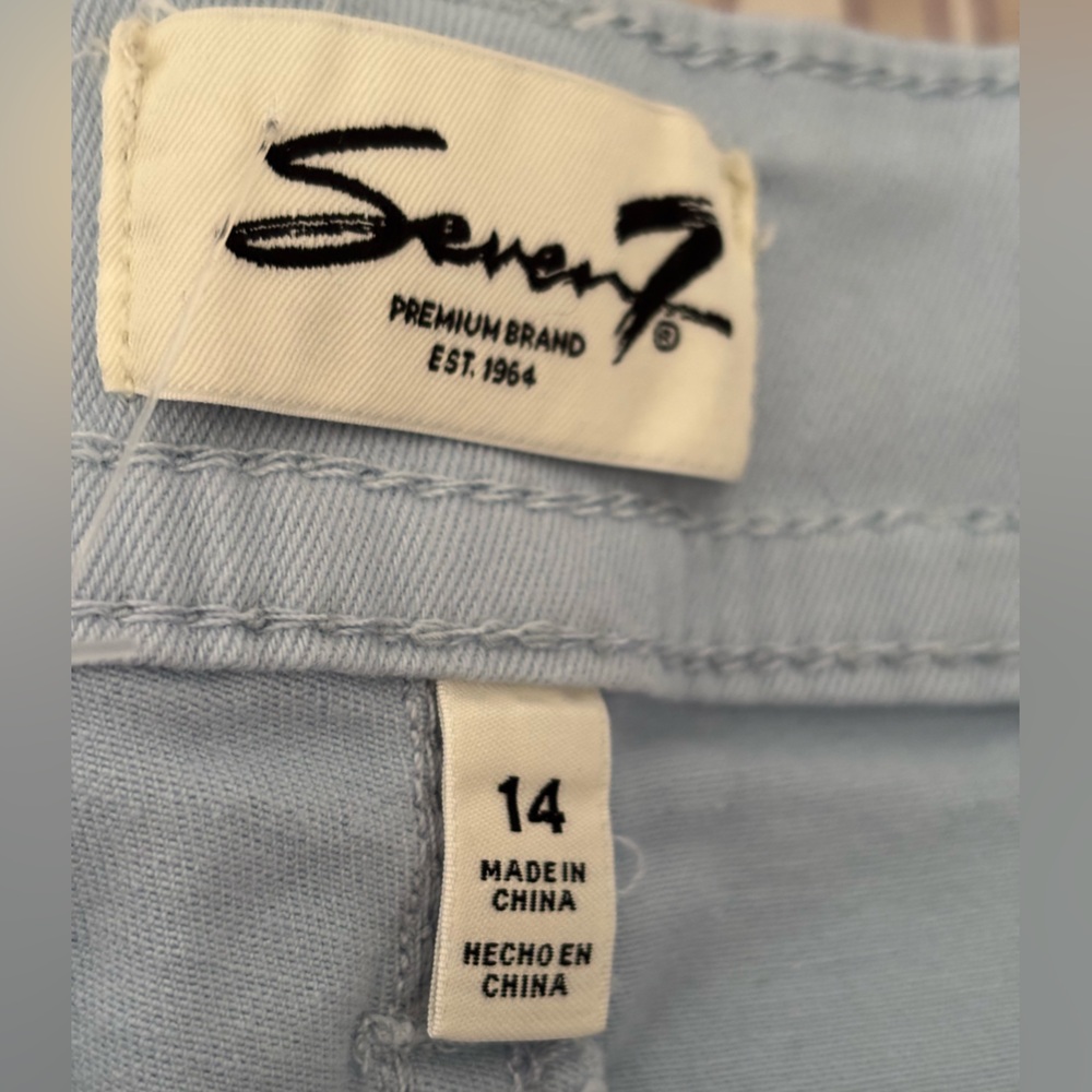 Seven7 Women's Soft Blue Skinny Jeans - Picture 4 of 6